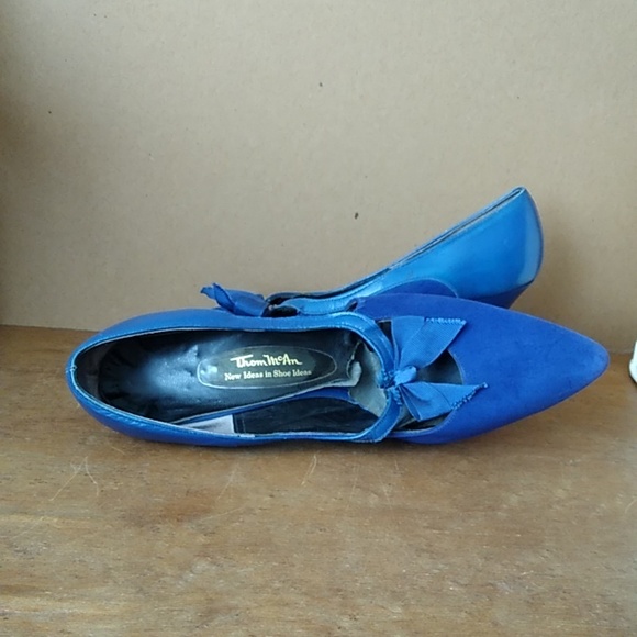 VTG Thom McAn Leather & Suede High Heels 50s/60s - Picture 8 of 12